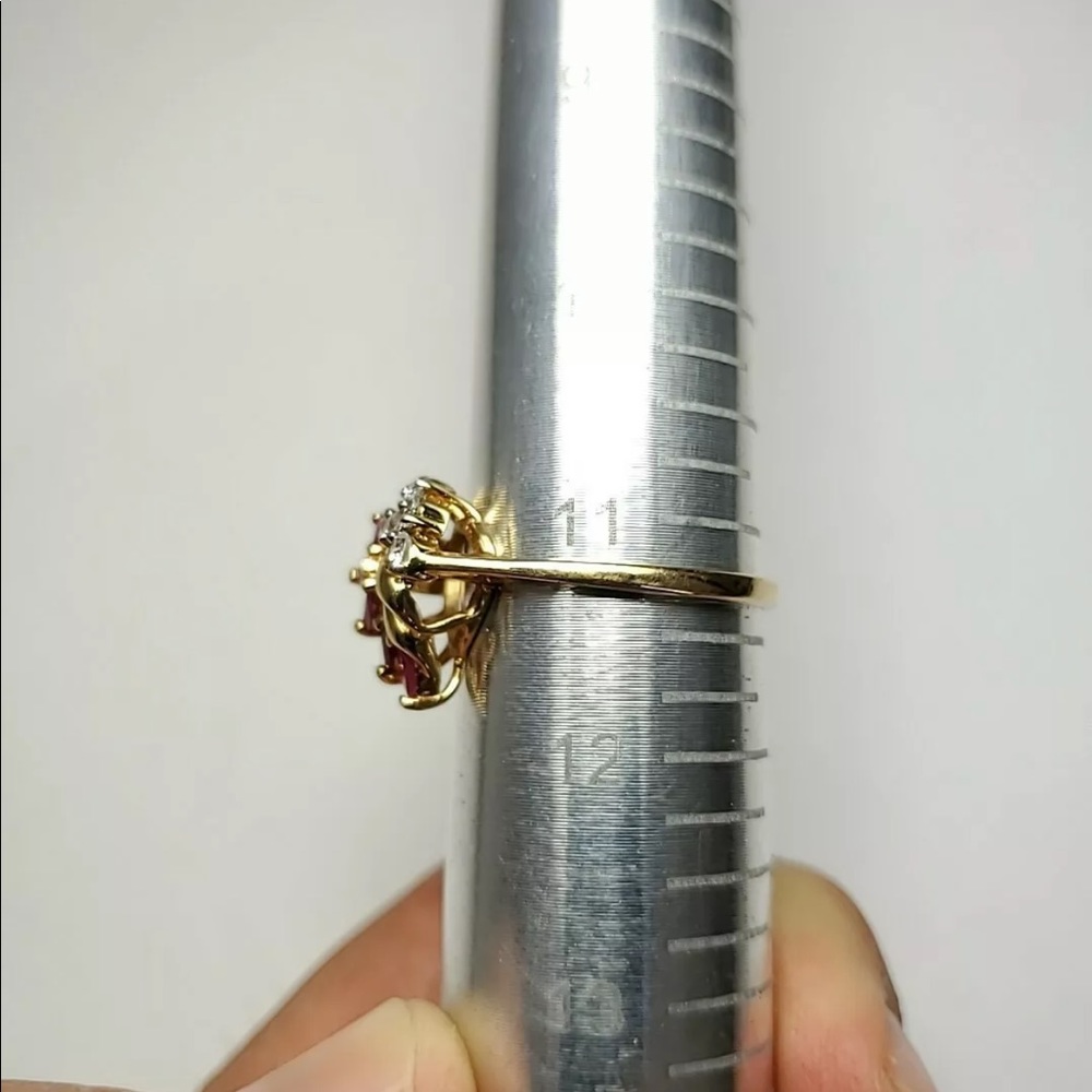 Ruby 14k Gold Ring - image 6